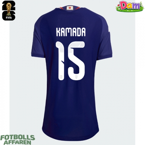 Japan Daichi Kamada #15 Hemmatröja Kvinnor VM 2026 Kortärmad